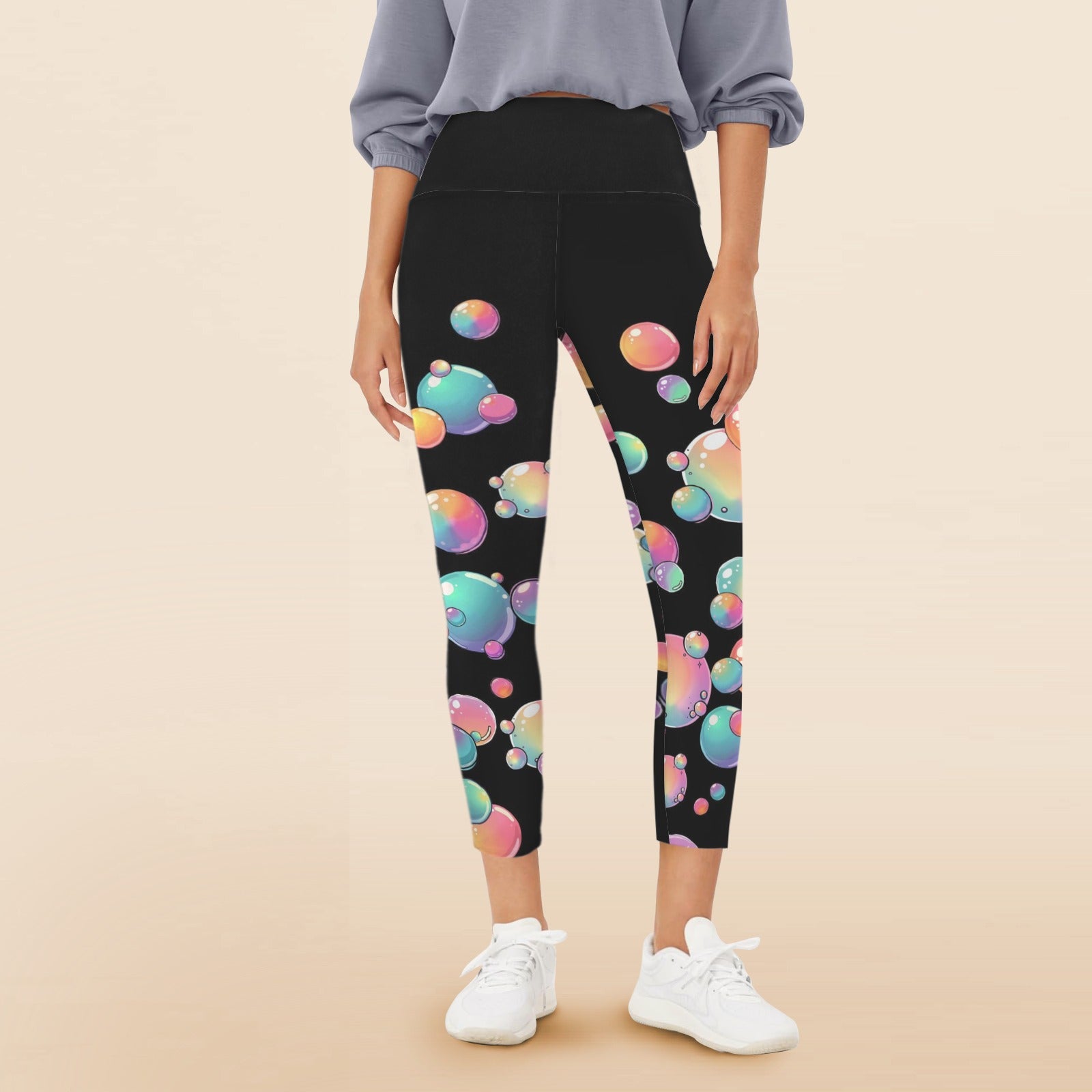 Bubble artist leggings for face painters and entertainers