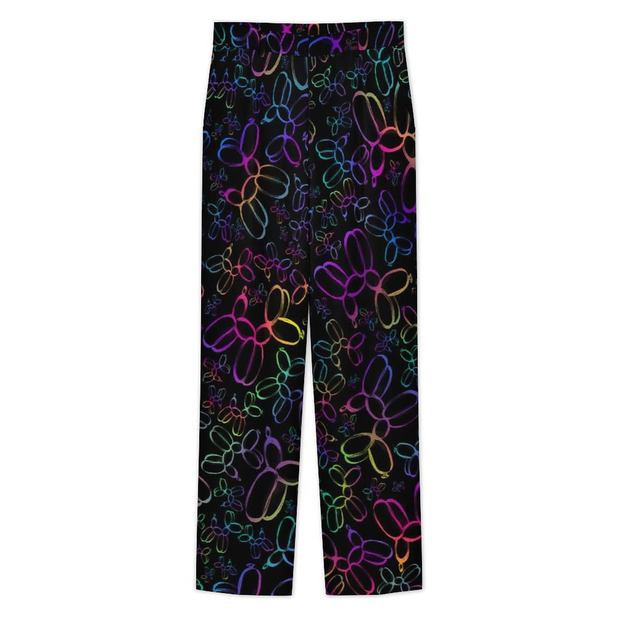 Balloon Dog print pants for party professionals and kids entertainers 