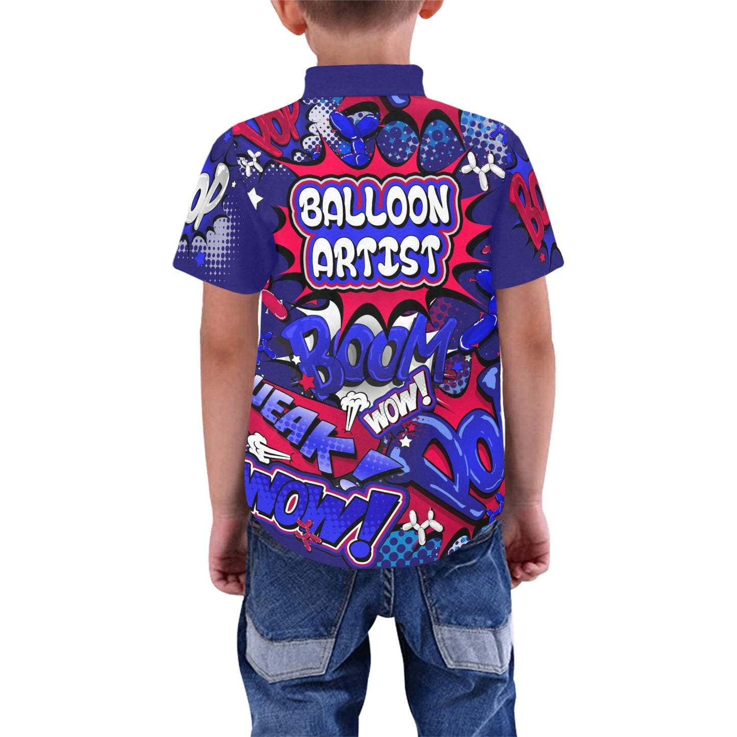 Captain BOOM! "Balloon Artist" - Women and Kids Short Sleeve Shirt