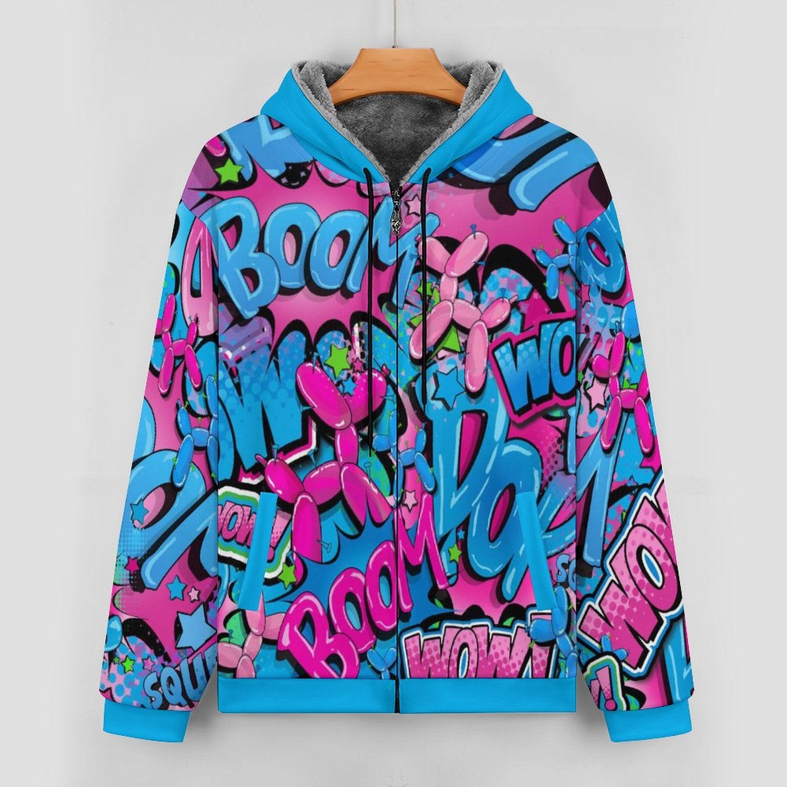 Balloon Twisting Fleece Hoodie