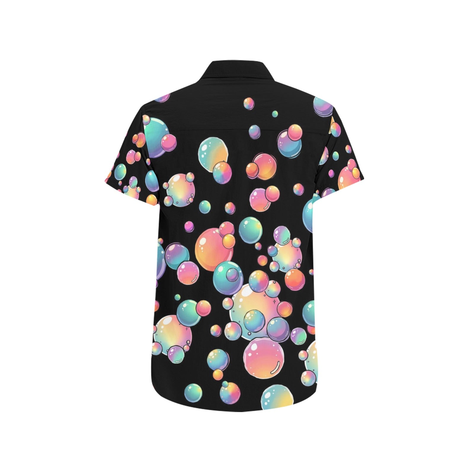 Bubble artist shirt black with bubbles 