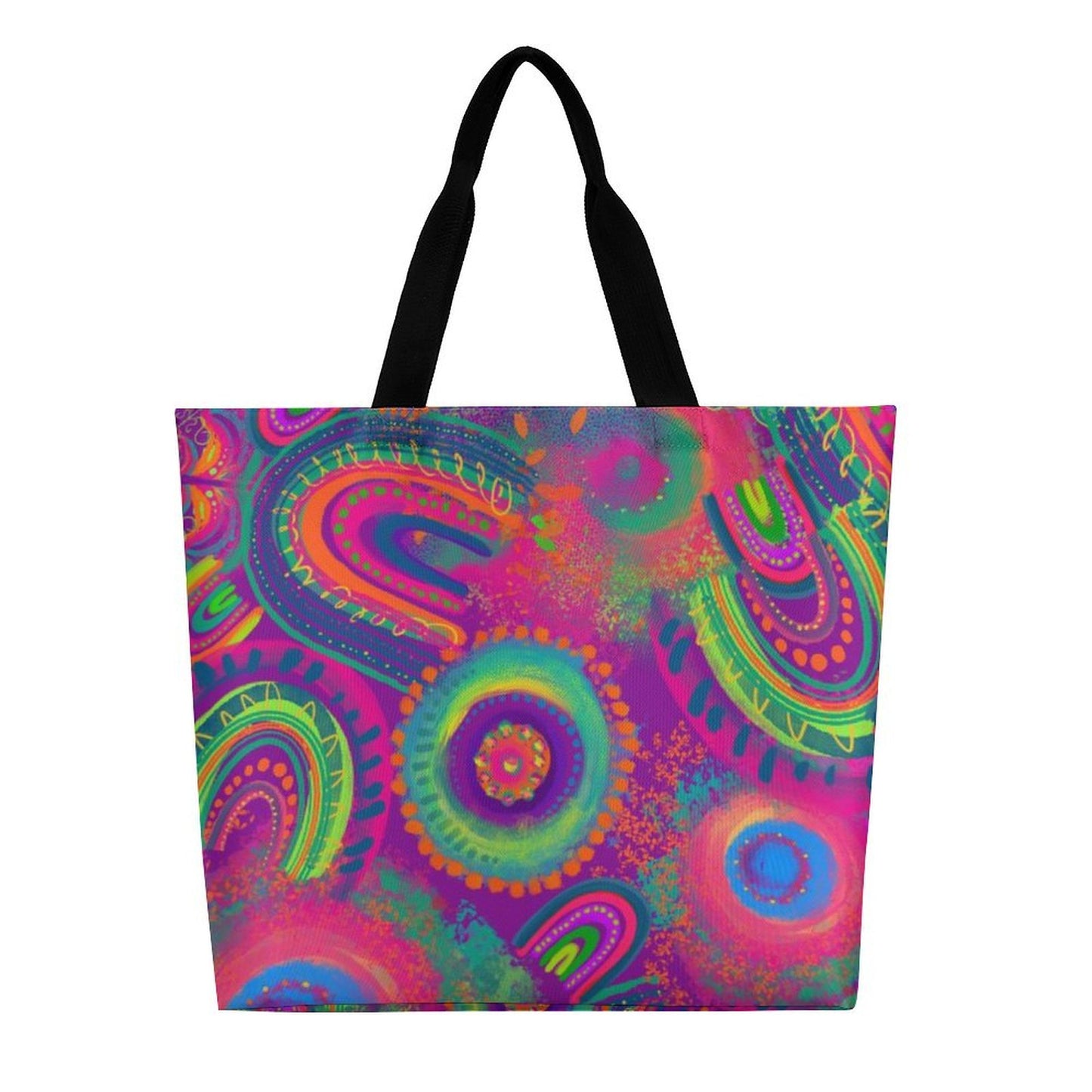 Vibrant colourful bag for face painters