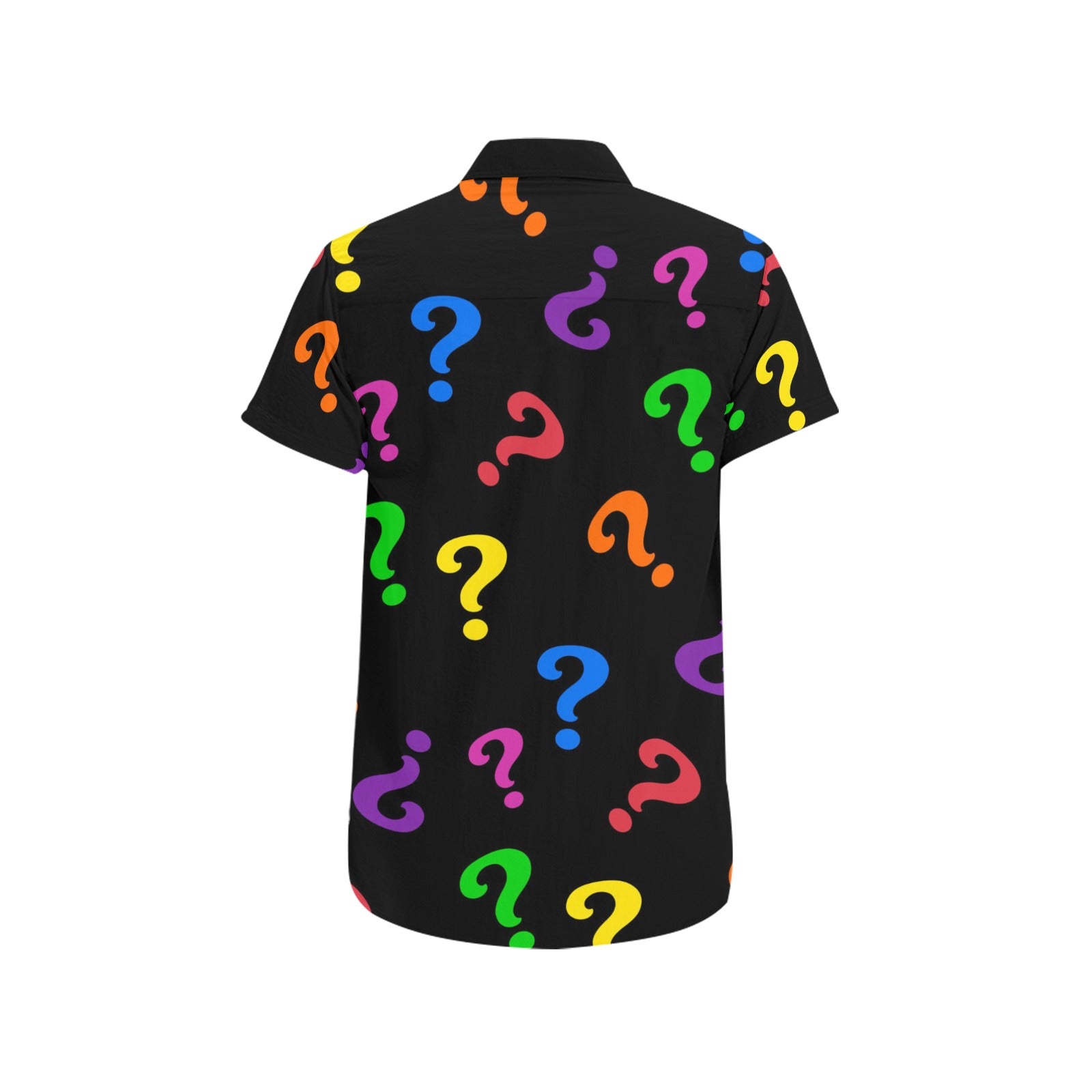 Question mark shirt for magicians and entertainers