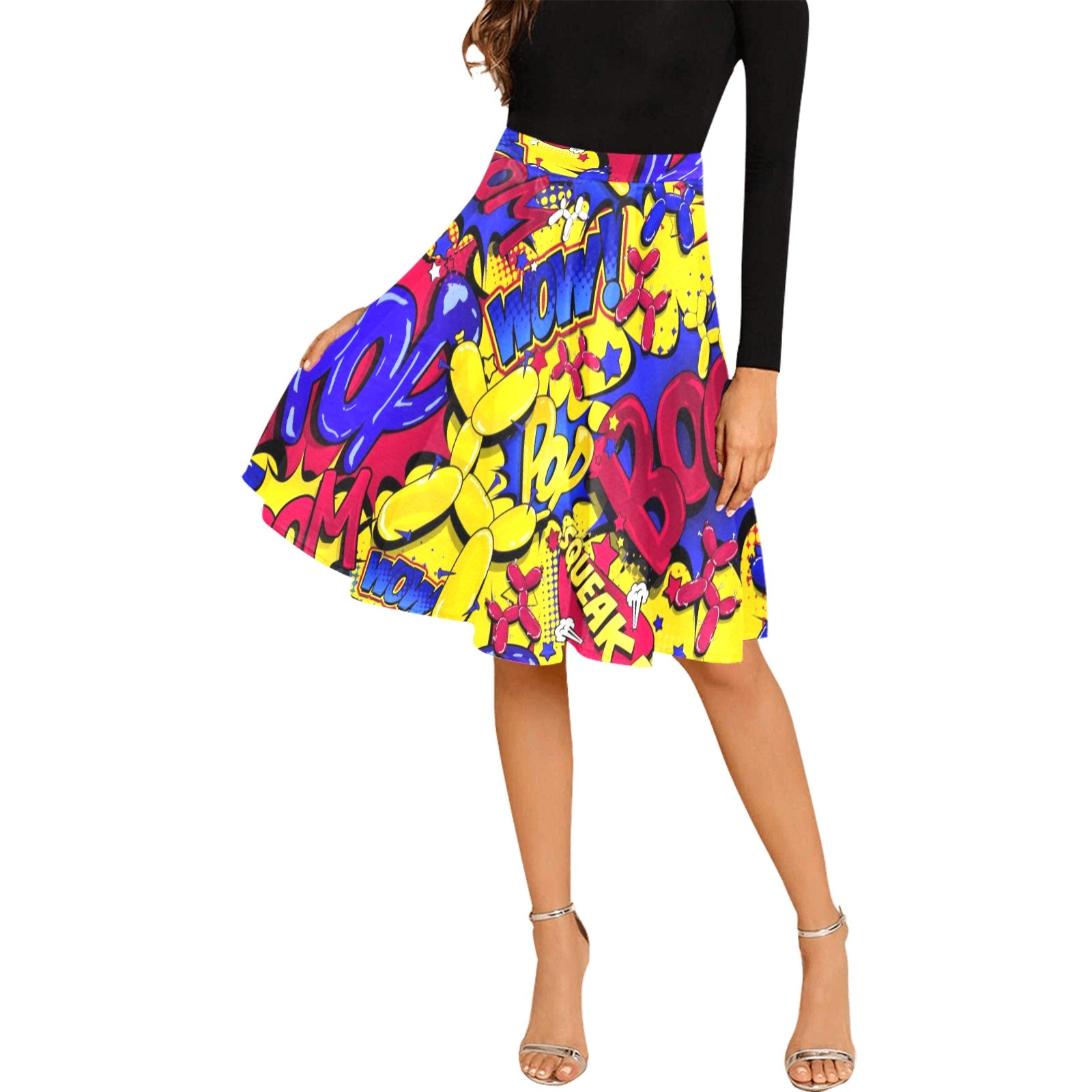 Balloon Twister Skirt Red Yellow and Blue