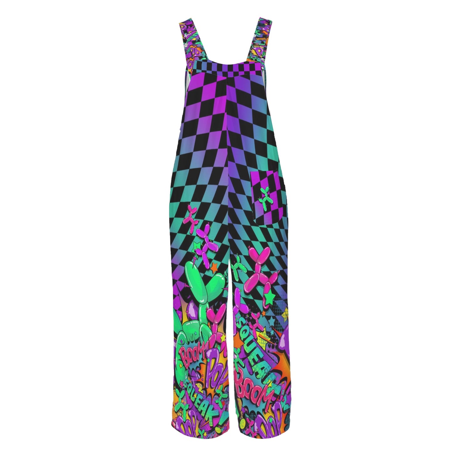 Amazing overalls for balloon twisters and kids party entertainers