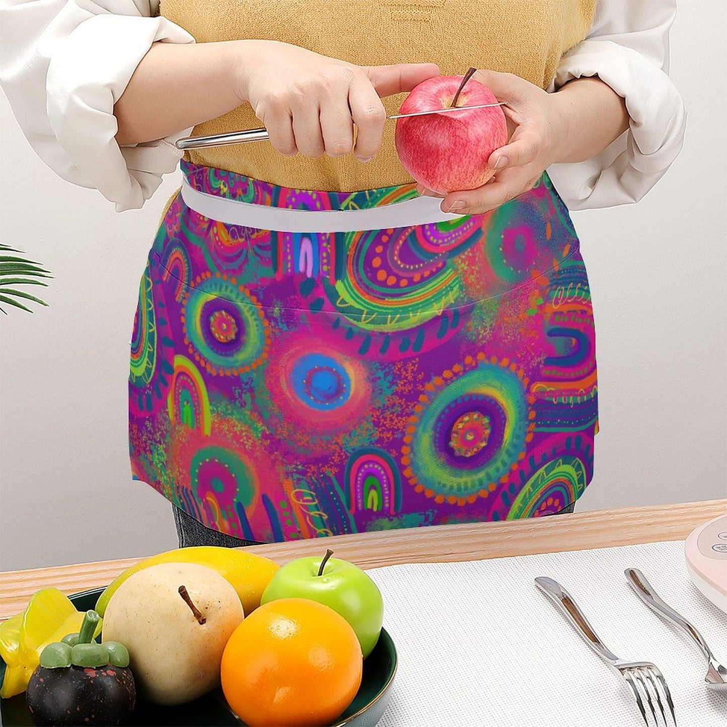 Bright face painter apron