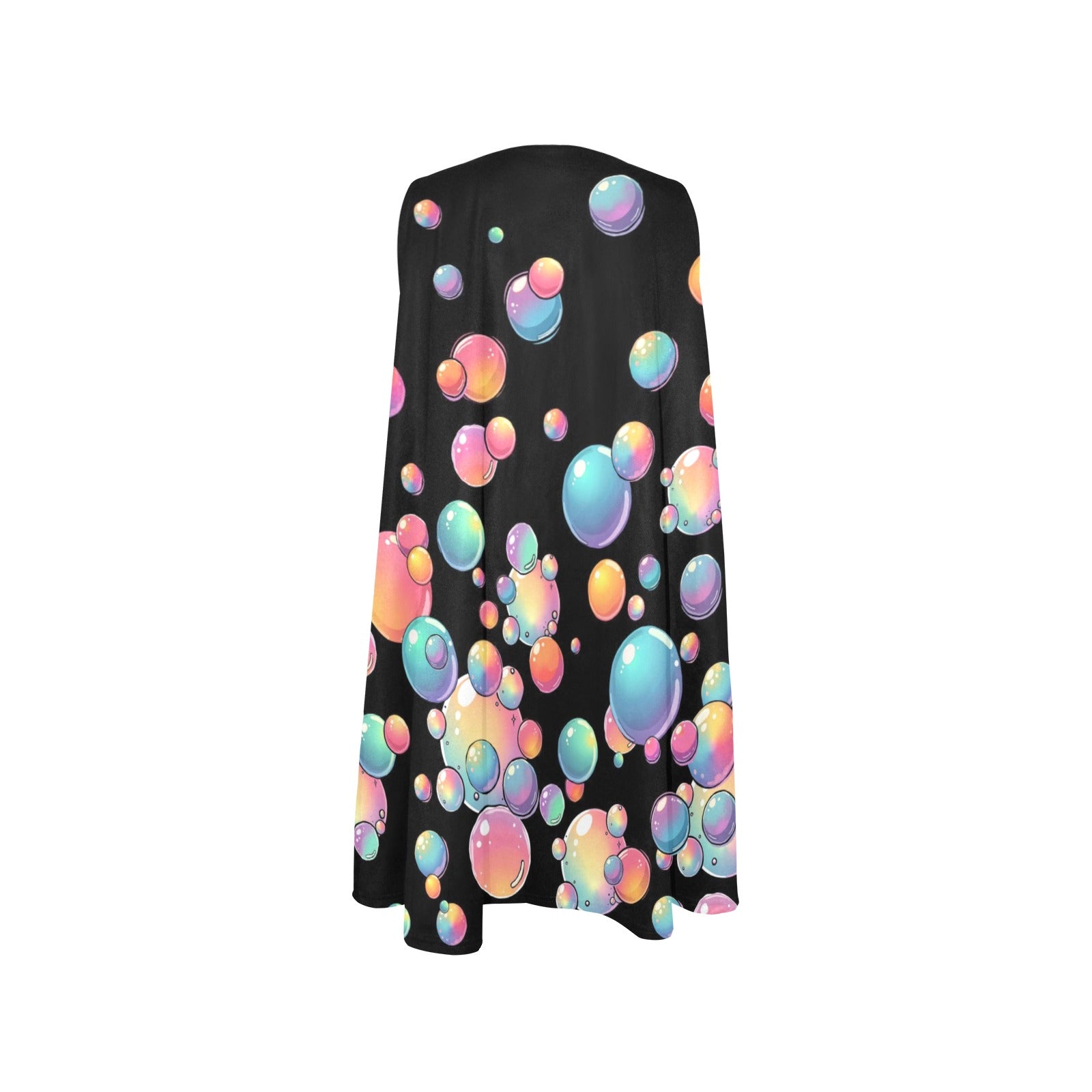 Face painting and bubble blowing dress