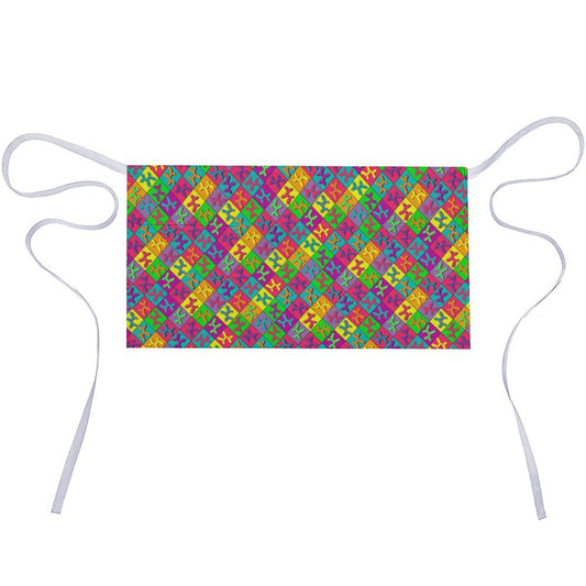 Balloon dog design apron for face painters and balloon twisters