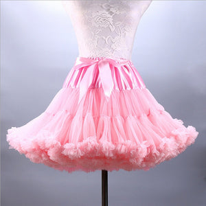 Petticoat for face painters and fairies short light pink