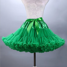 Load image into Gallery viewer, Face painter petticoat green short