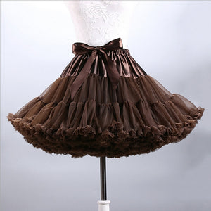 Short Brown Petticoat for face painting and balloon twisting