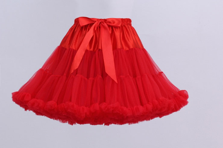 Red petticoat for face painters and fairies