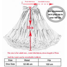 Load image into Gallery viewer, Pink-Purple Long Puffy Petticoat (55cm or 21.6 Inches long)
