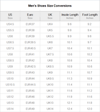 Load image into Gallery viewer, Balloon Dog Apparel Sizing Guide Canvas Shoes for Men