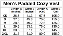 Load image into Gallery viewer, Face Painter clothing sizing guide for vest