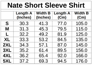 Halloween Purple - Nate Short Sleeve Shirt (Small-5XL)