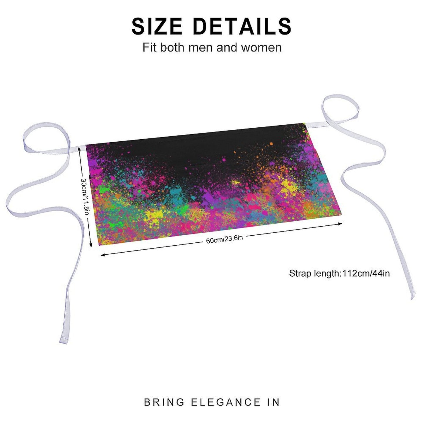 Paint Splatter - Half Apron Waterproof apron