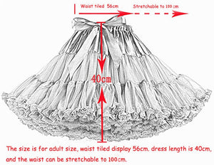 Mini Petticoat sizing guide