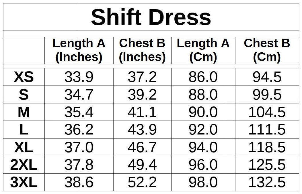 Unicorn - Flared Shift Dress with Pockets (XS - 3XL)