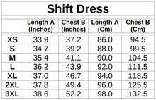 Load image into Gallery viewer, Balloon Dog Dress Sizing Guide