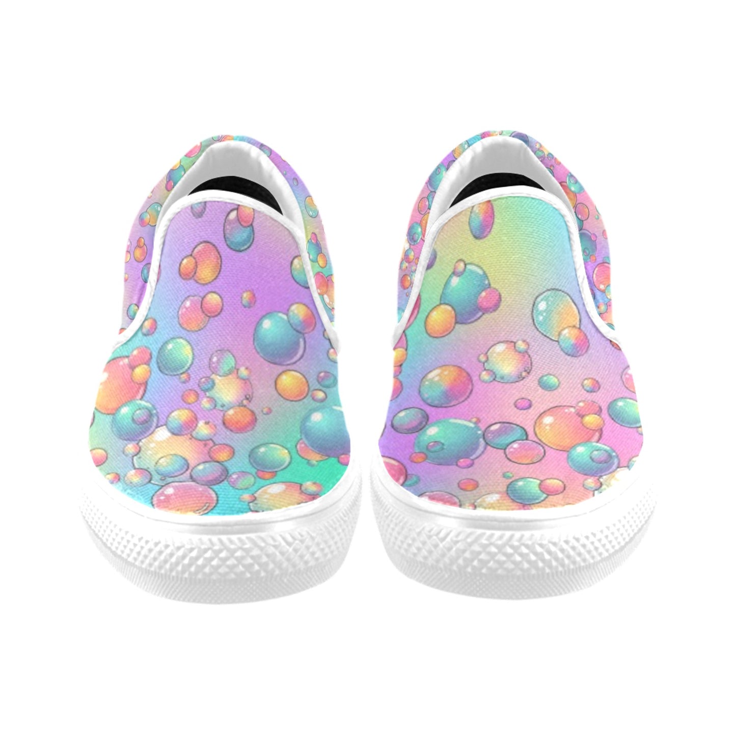 Colourful Bubble design shoes for artists and entertainers