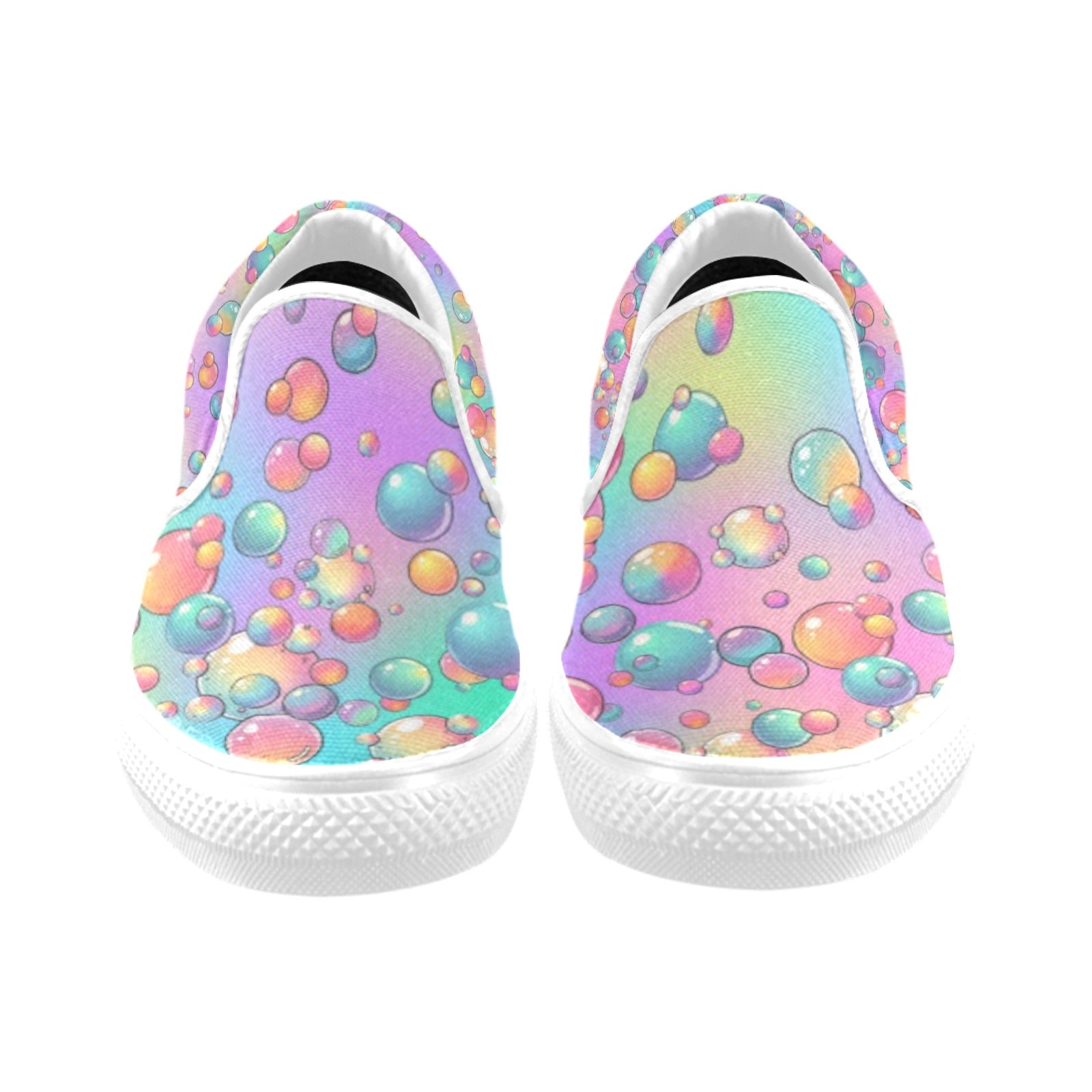 Colourful Bubble design shoes for artists and entertainers