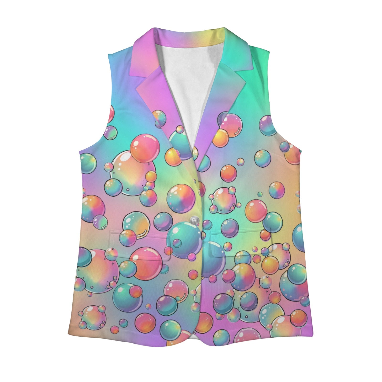 Pastel Rainbow Vest for party professionals