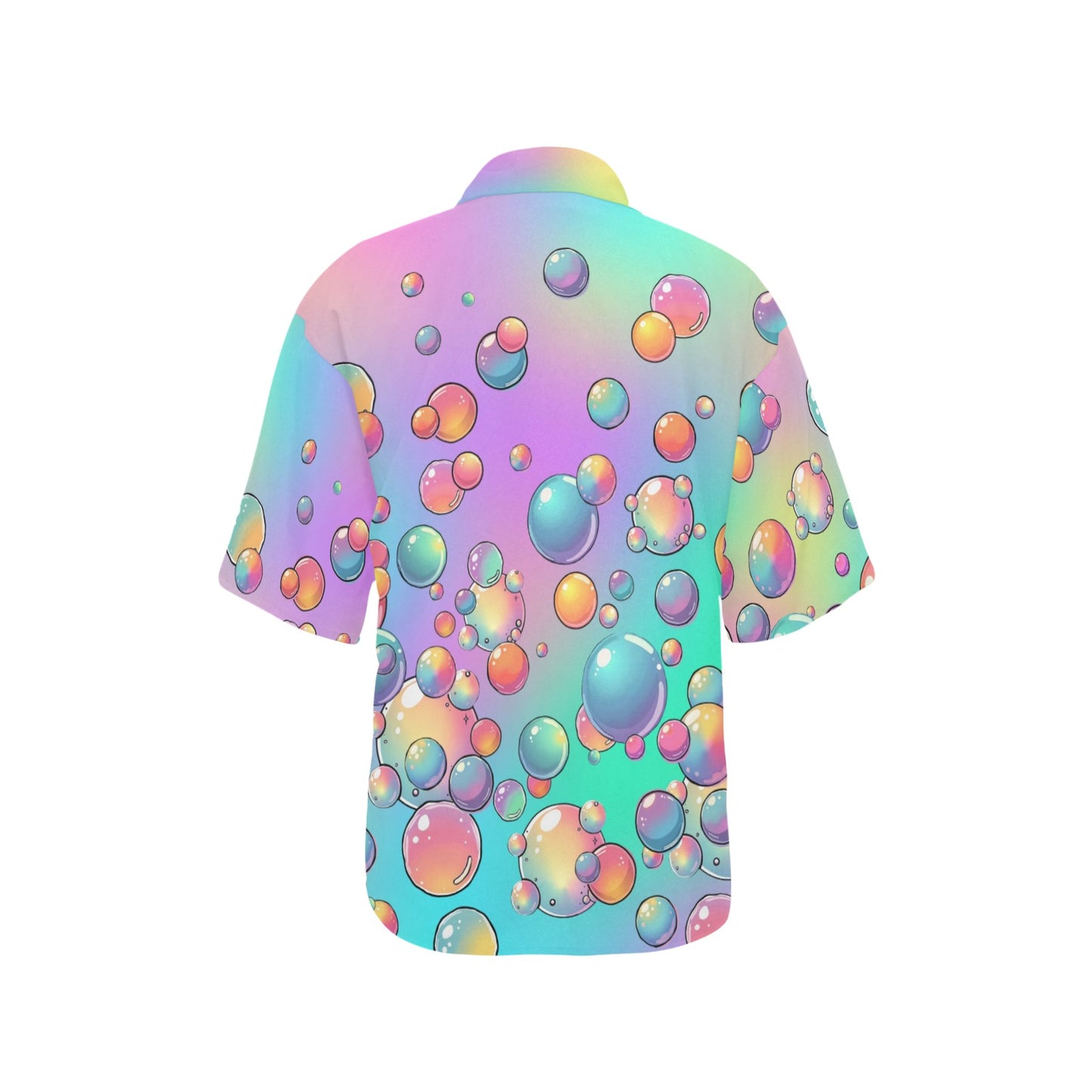 Bubble artist Shirt with pastel rainbow bubbles