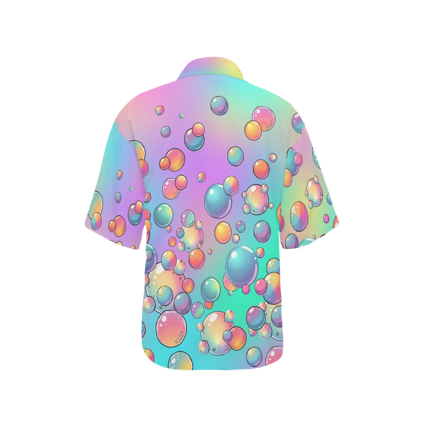 Bubble artist Shirt with pastel rainbow bubbles