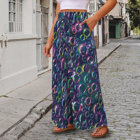 Bubbling pants for professional bubble artists