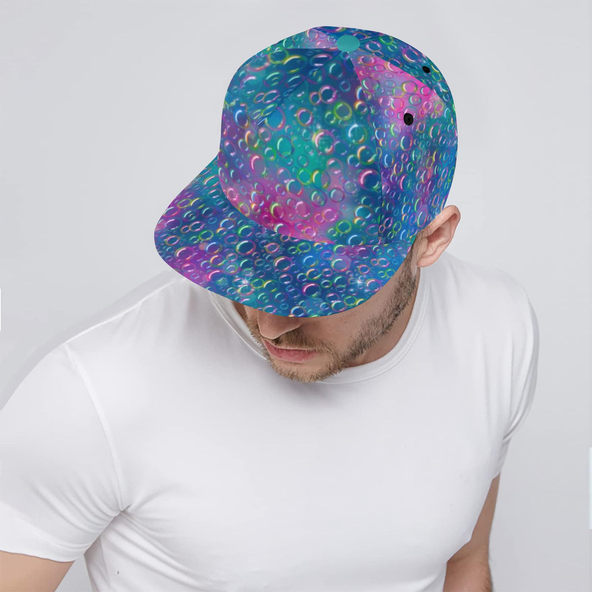 Bubble Rainbow - Snapback Cap