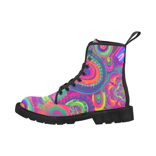 Rainbow boots for face painters