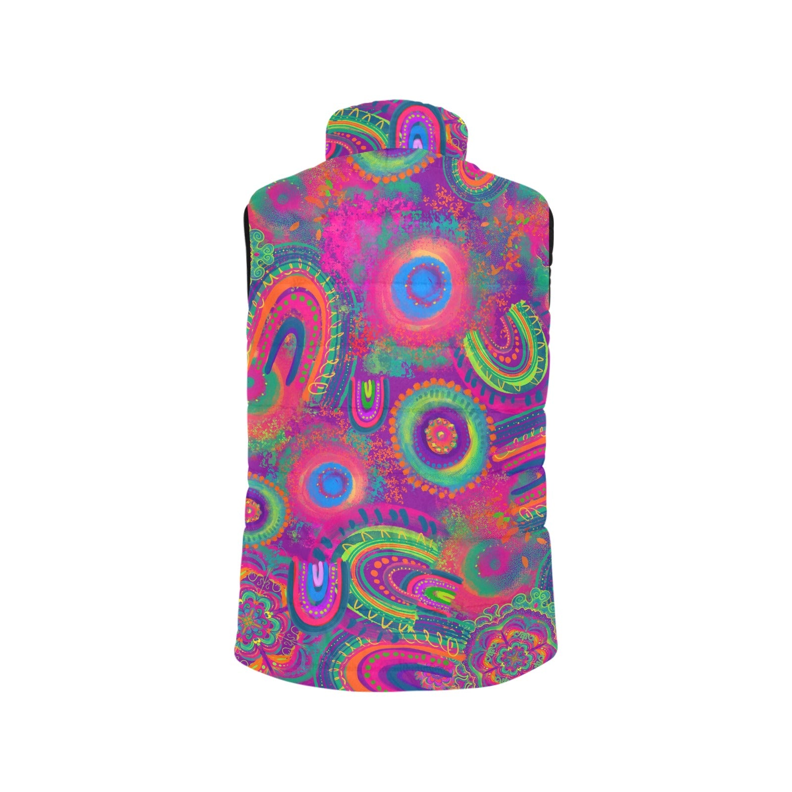 Fun and colourful padded vest for entertainers