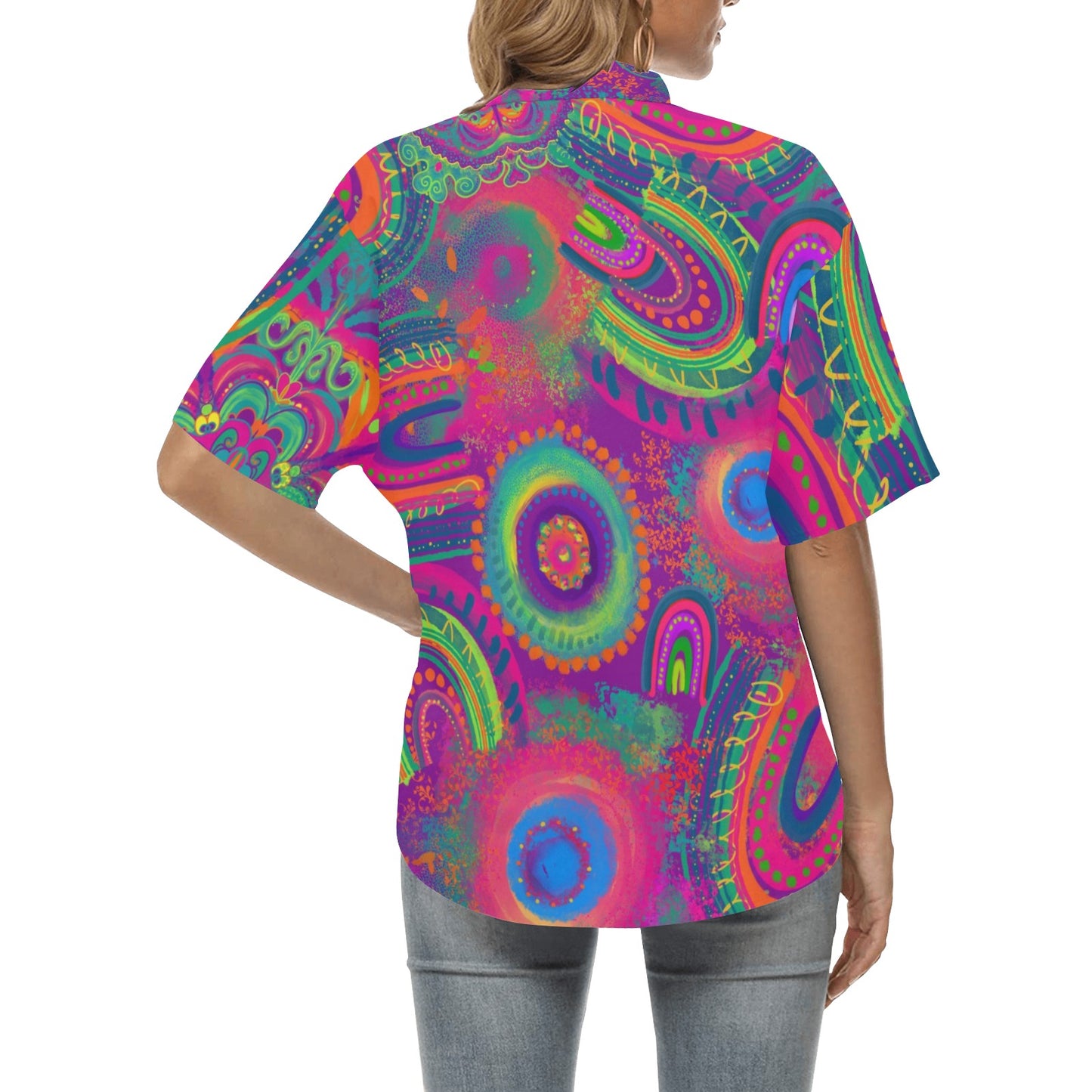 Rainbow Rhapsody - Women's Hawaiian Shirt