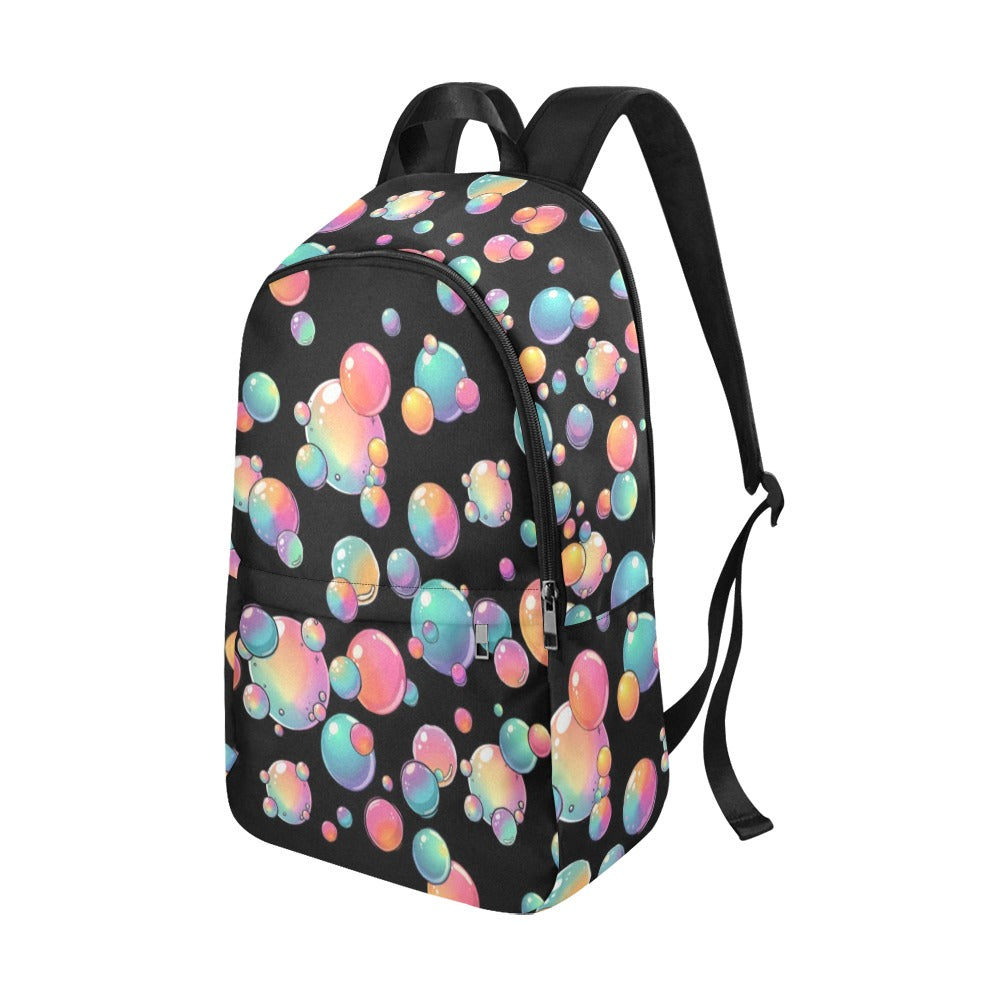 Backpack with colourful bubble pattern for kids entertainers