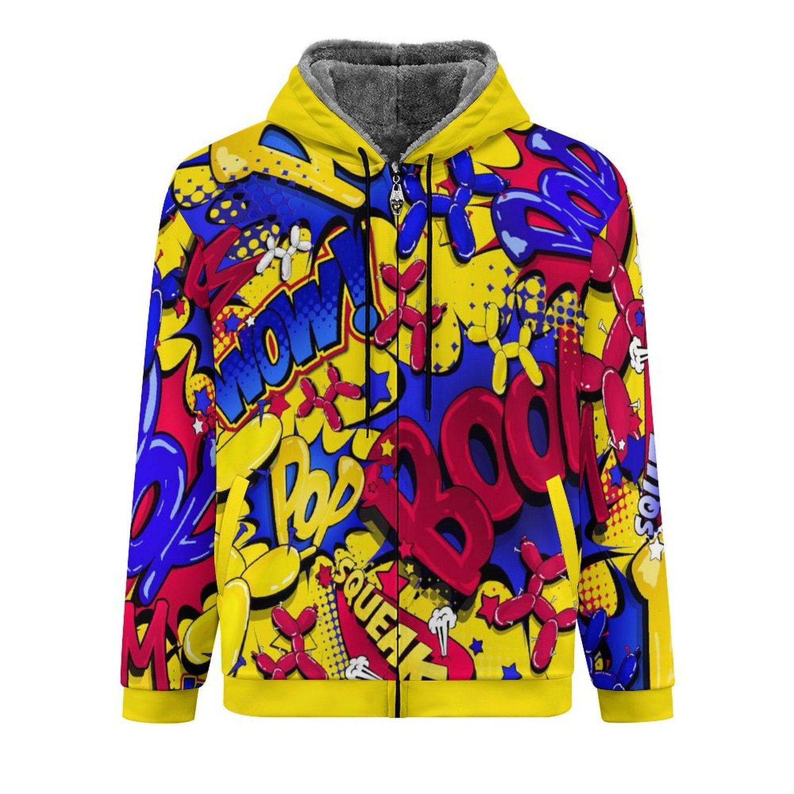 Colourful Zip hoodie for balloon artists and entertainers