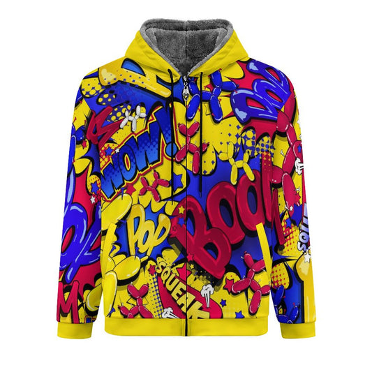 Colourful Zip hoodie for balloon artists and entertainers