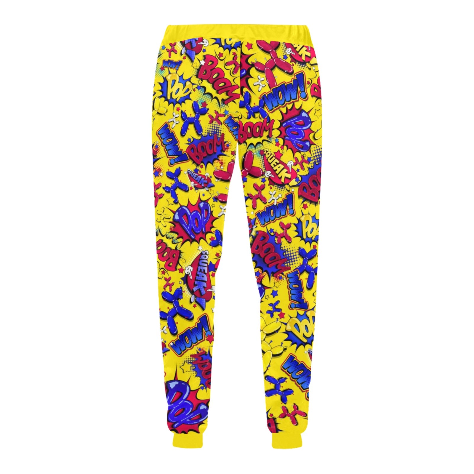 Fun and colourful track pants for entertainers and artists