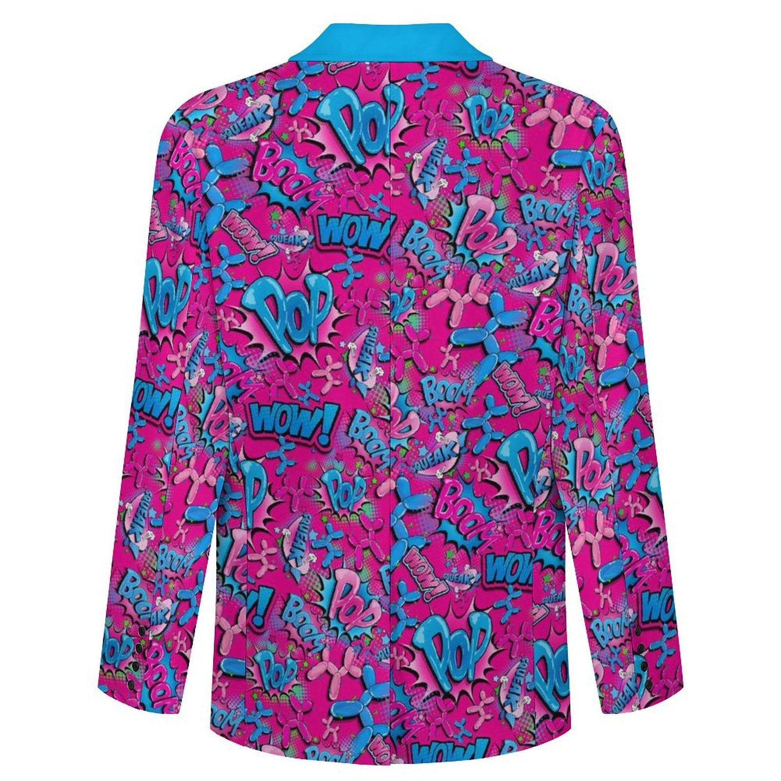Pink and Blue suit jacket with balloon dogs for kids entertainers
