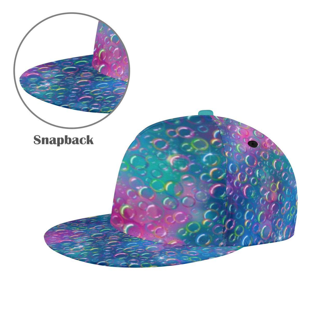 Bubble Rainbow - Snapback Cap