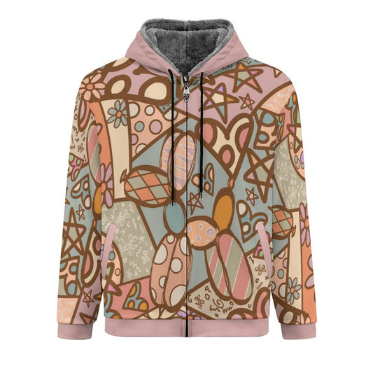 Balloon twister hoodie with pastel balloon dogs