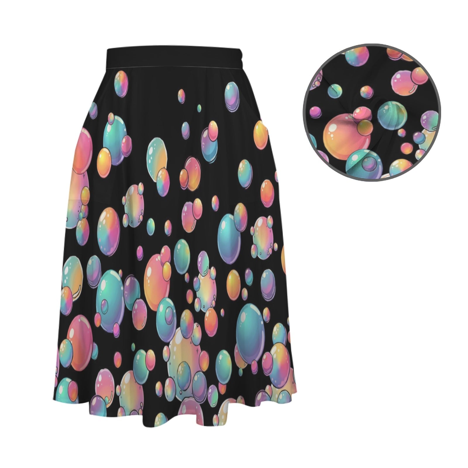 Bubble skirt for professional bubble artists