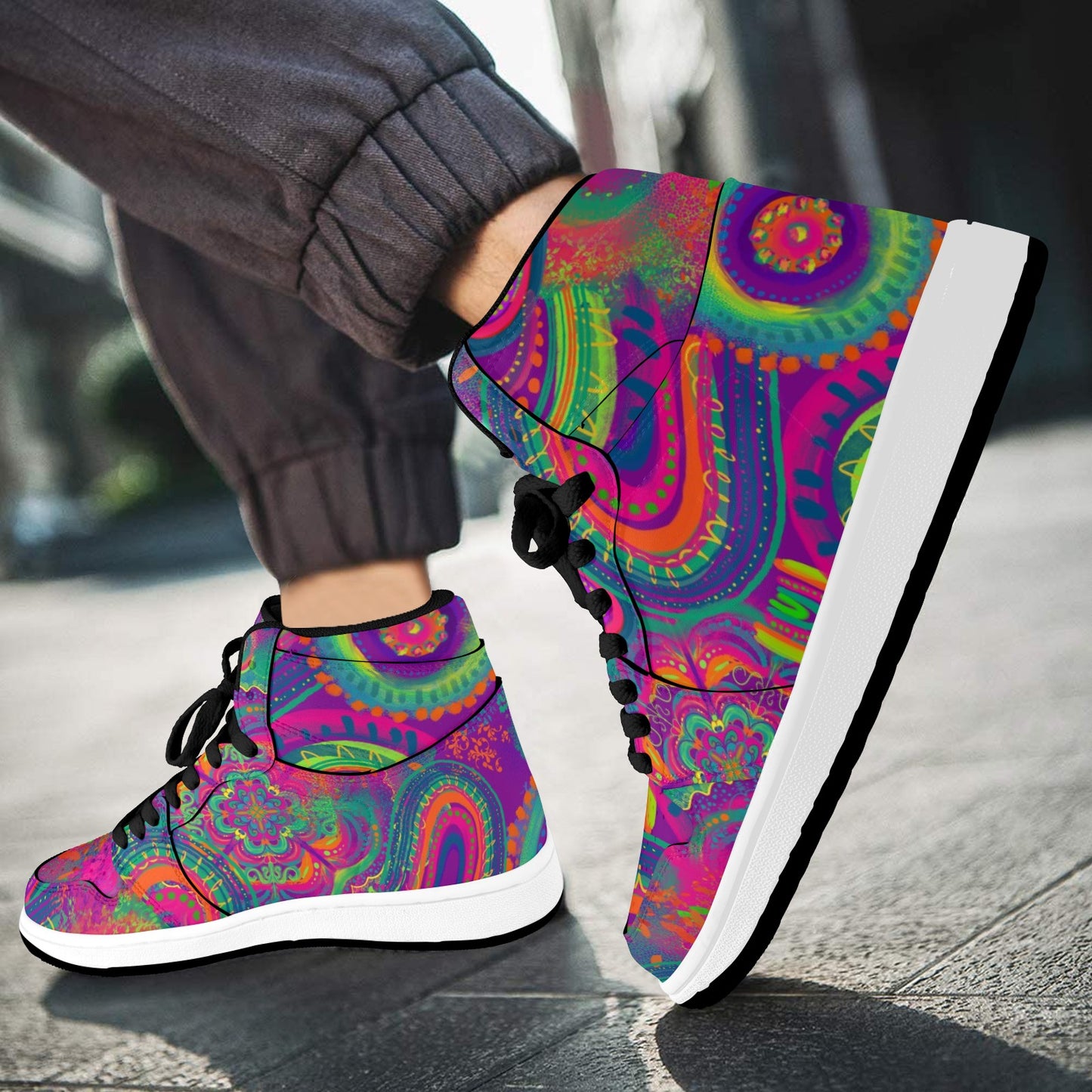 Rainbow Rhapsody - Premium High Tops