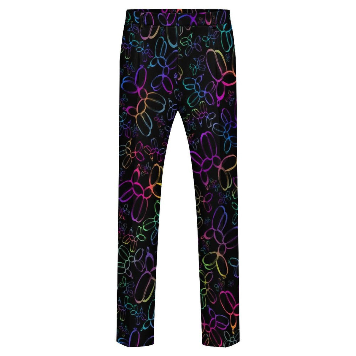 Balloon Twister Pants with Neon Balloon Dogs