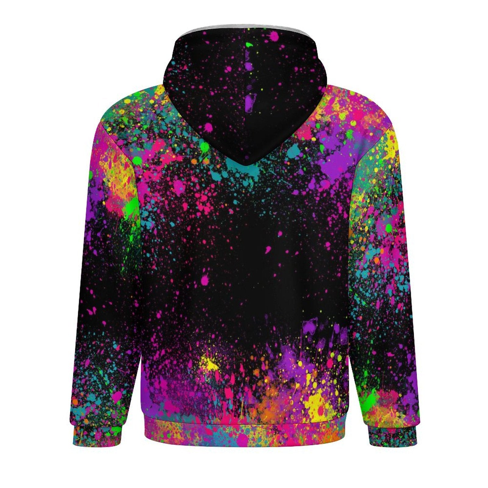 Paint splatter on black jacket for face painters and artists