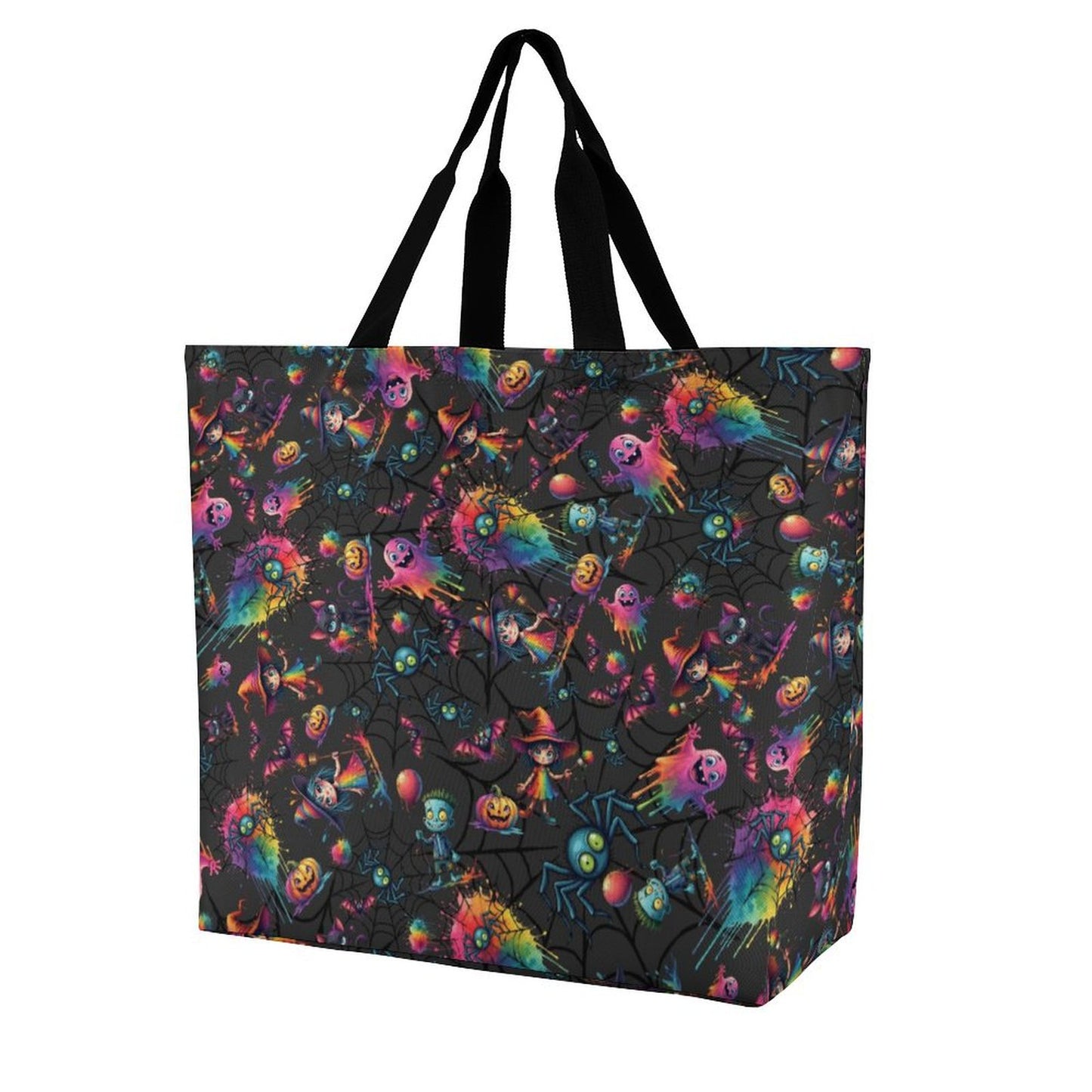 Grocery bag with fun Halloween Design for Face Painters