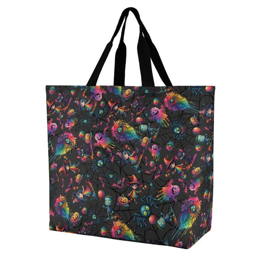 Grocery bag with fun Halloween Design for Face Painters