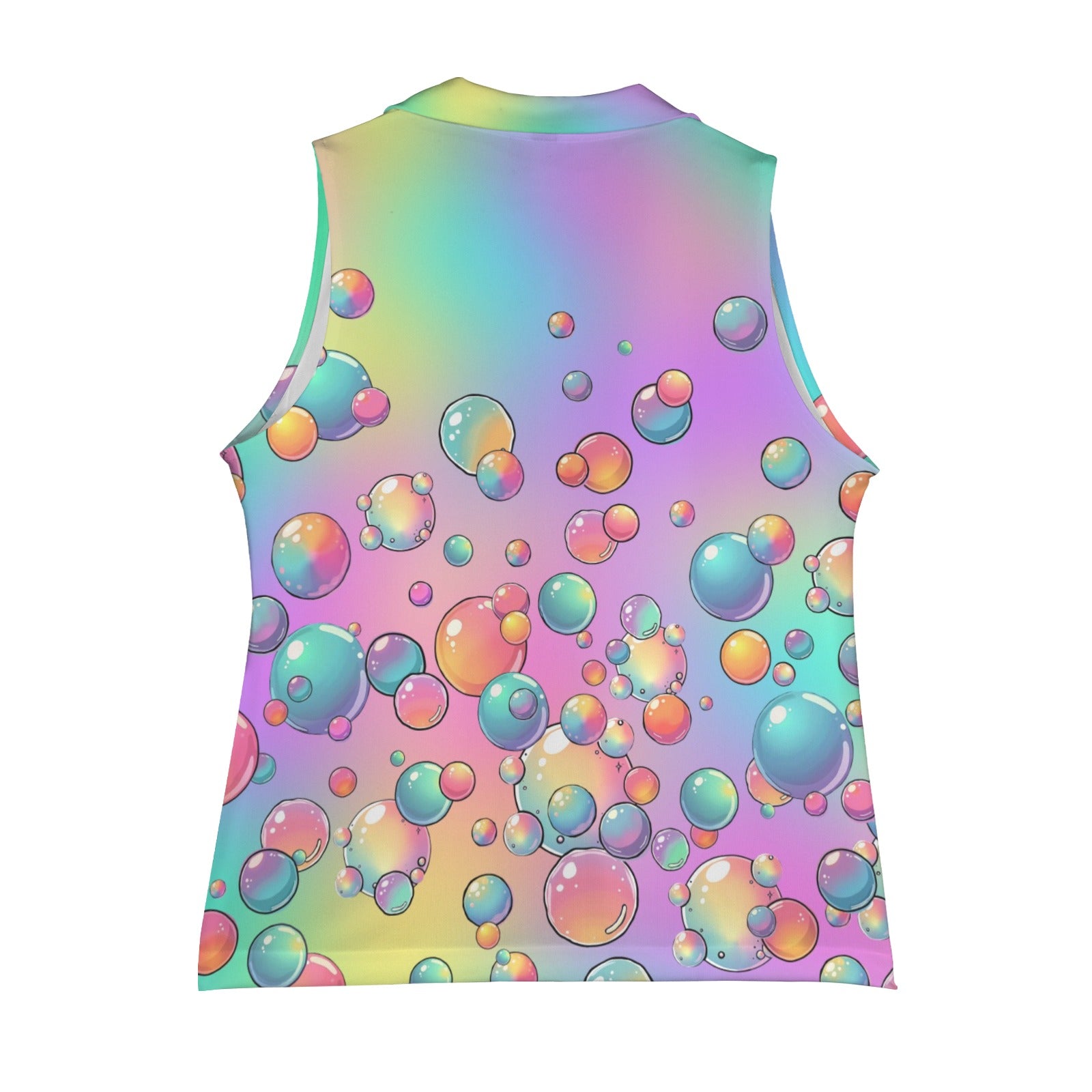 Beautiful rainbow pastel vest for bubble artist and face painters