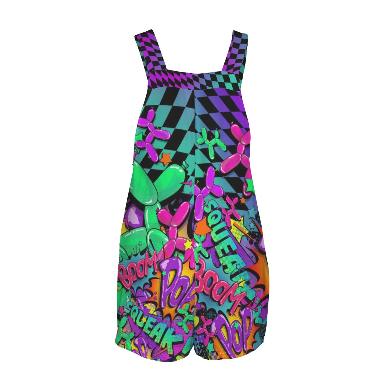 Checkmate BOOM! - Romper with Pockets