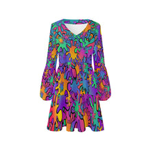 Load image into Gallery viewer, Face Painting Dress with sleeves